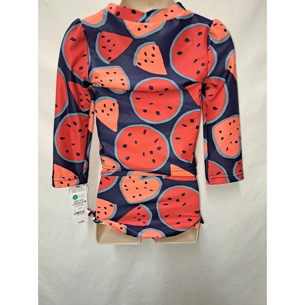 Carter's Watermelon Child of Mine Toddler Girl 18 M Rashguard Swim Set 2-Piece